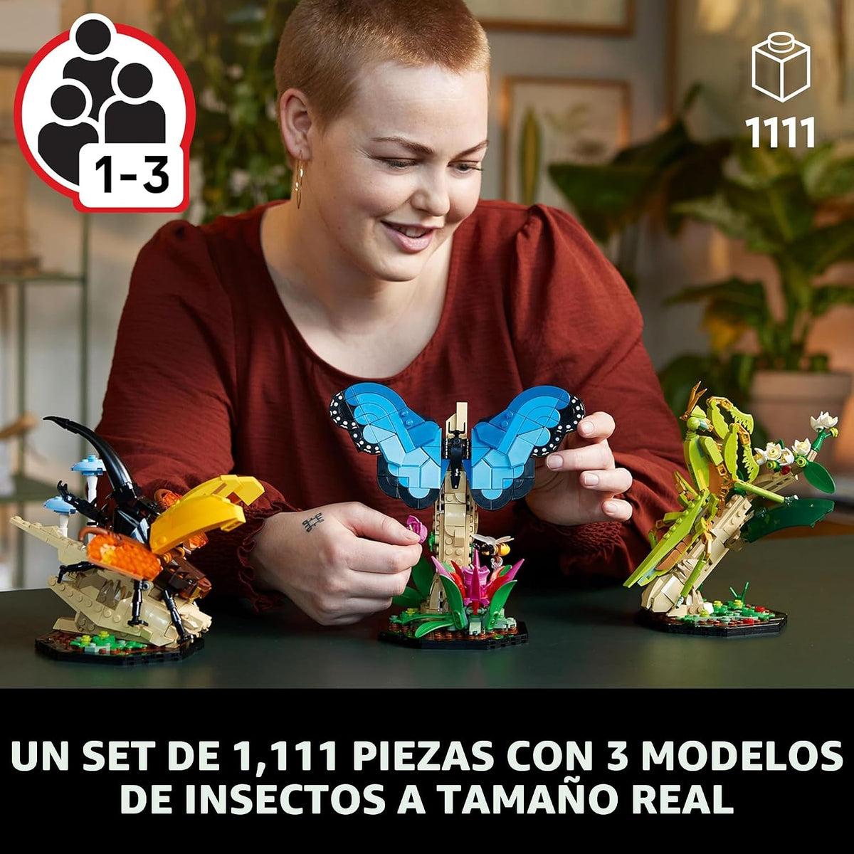 LEGO Ideas La colección de insectos, regalo divertido para los aman...