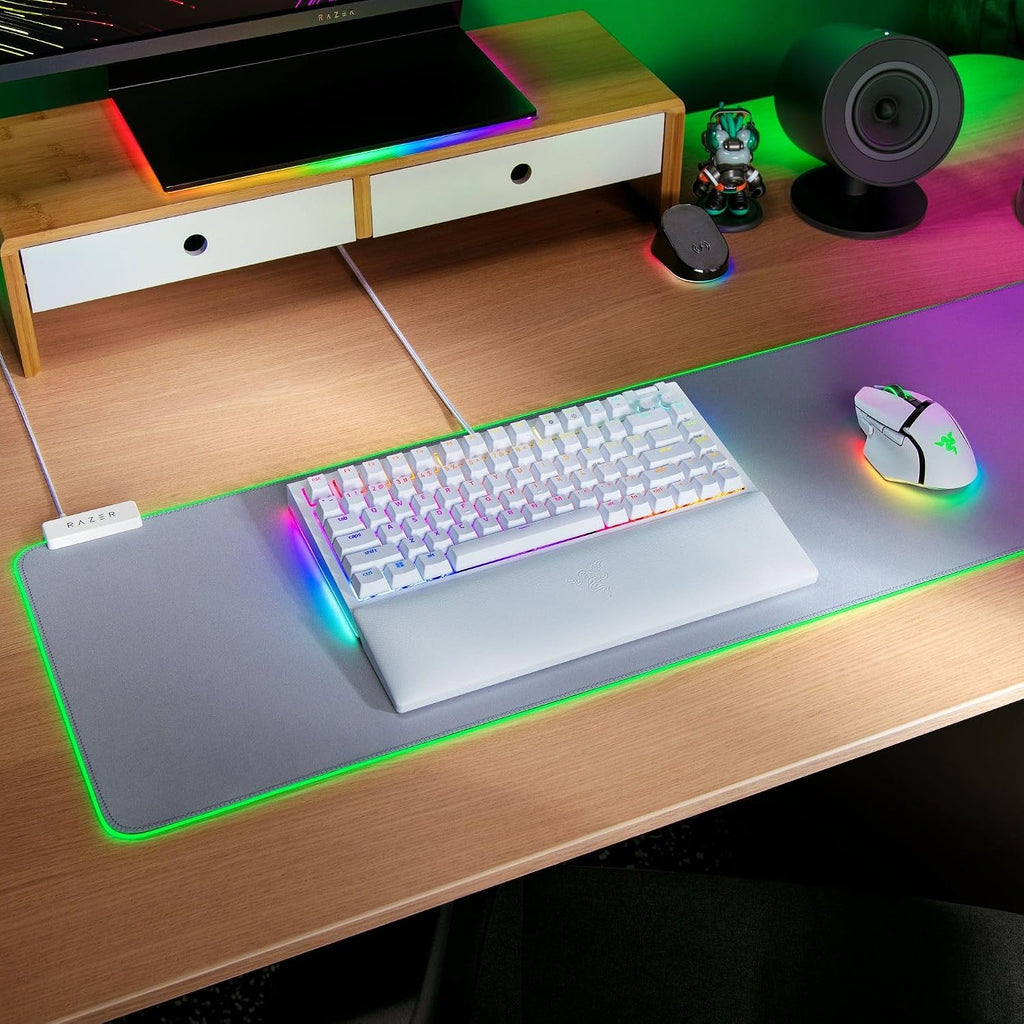 Razer BlackWidow V4 75% Teclado mecánico para juegos, táctil naranj...