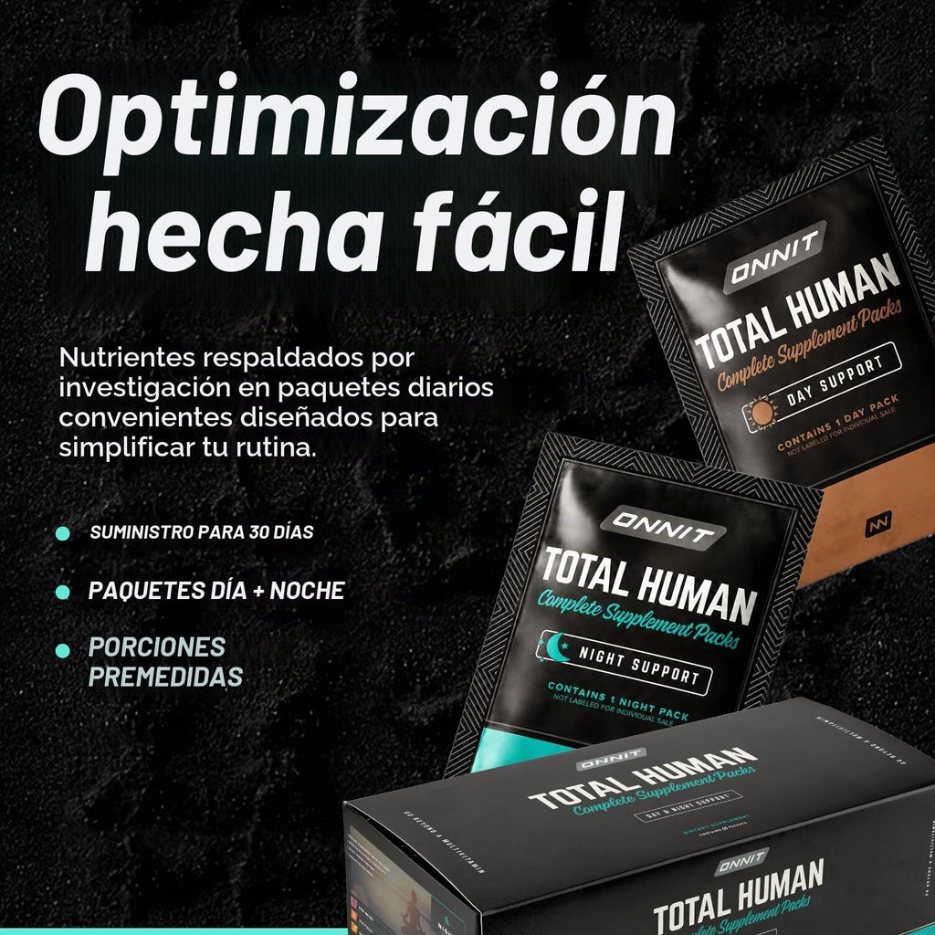 ONNIT Total Human - Paquetes diarios de vitaminas para hombres y mu...