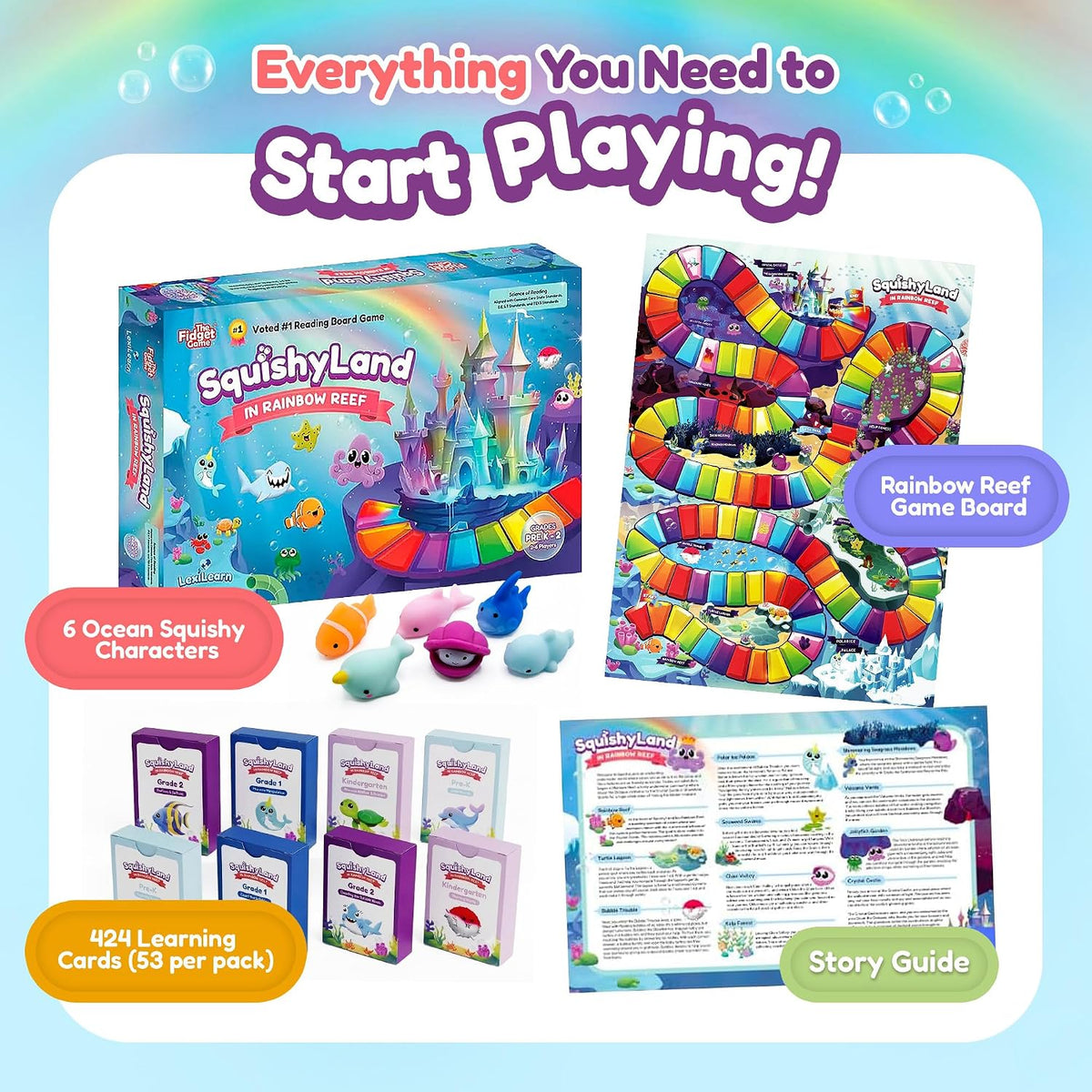 The Fidget Game SquishyLand in Rainbow Reef - Actividades educativa...