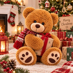 LotFancy Teddy Bear - Peluche de peluche suave de 20.0 in, color ma...