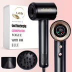 ELLA BELLA® Secador de Cabello de Plasma Compacto, Secador de Cabel...
