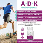 NatureGenX ADK Suplemento vitamínico \u2013 Salud ósea mejorada con...