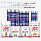 ALLMAX - Monohidrato de creatina en polvo, micronizado, ponche de f...