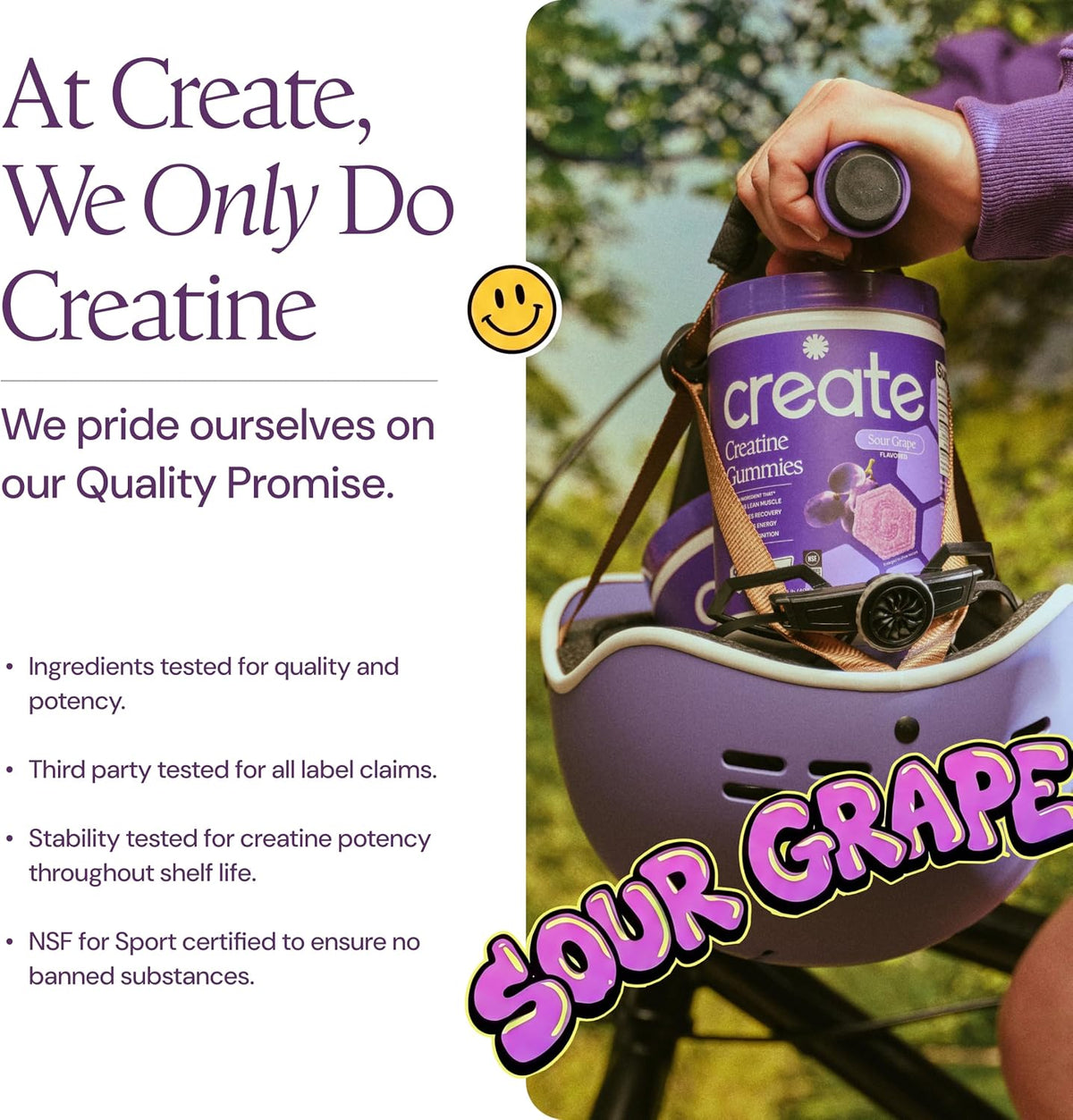 Create gomitas de monohidrato de creatina para mujeres y hombres, u...