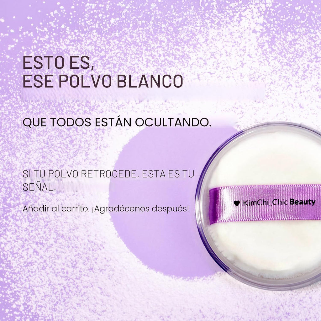 KimChiChic Beauty That White Powder Set & Bake Maquillaje en polvo...