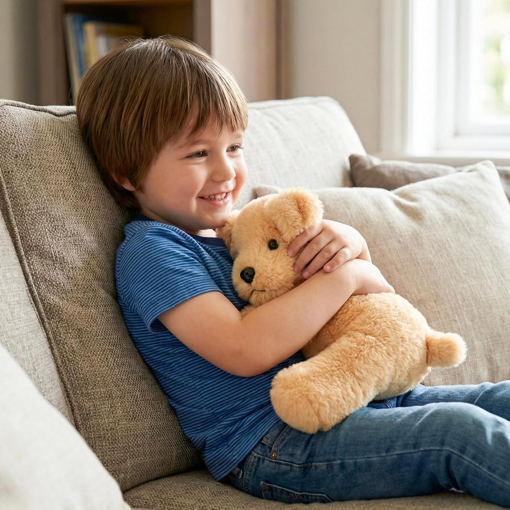 WEIGEDU Labs Labrador Golden Retriever Animal de peluche, 7.9 pulga...