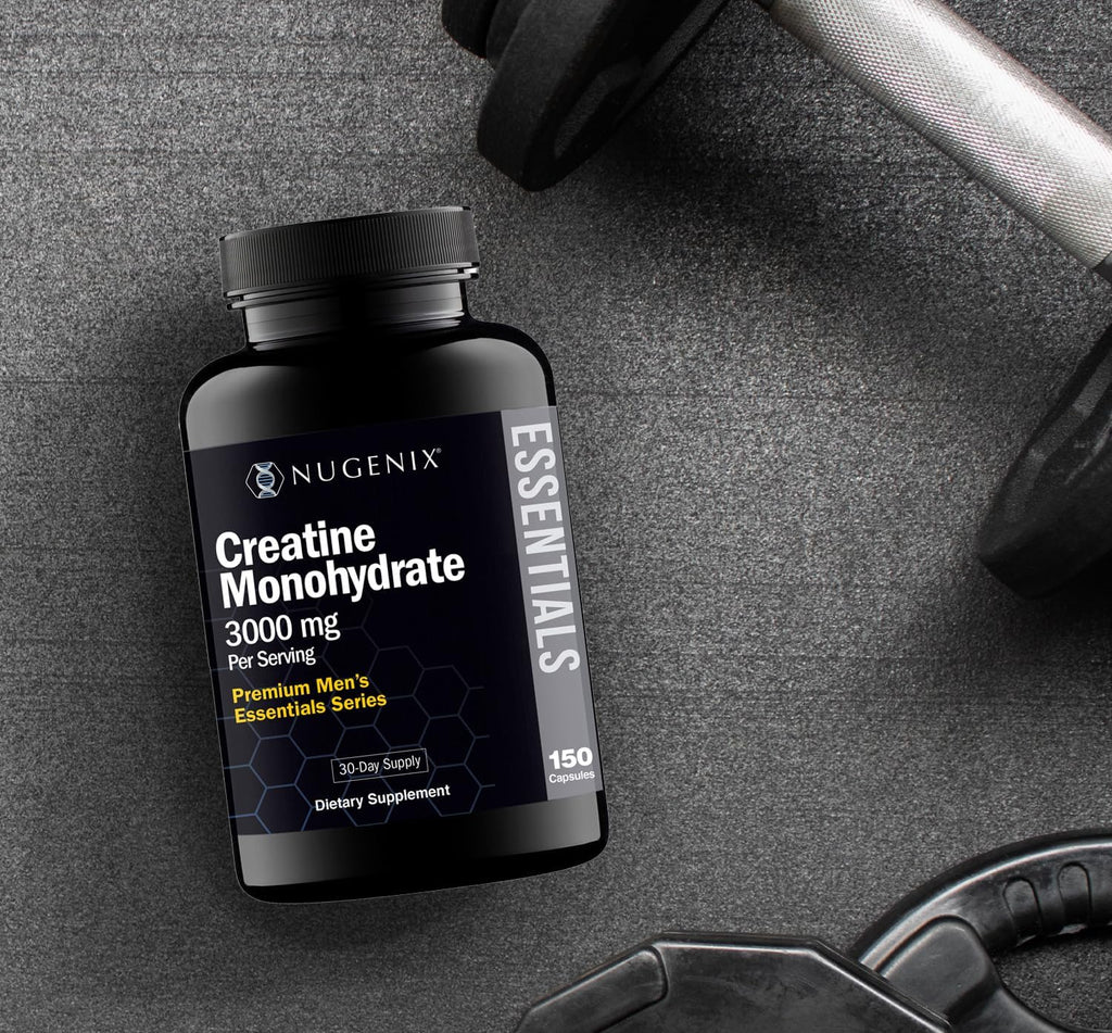 Nugenix Essentials - Cápsulas de monohidrato de creatina, 3000 mg,...