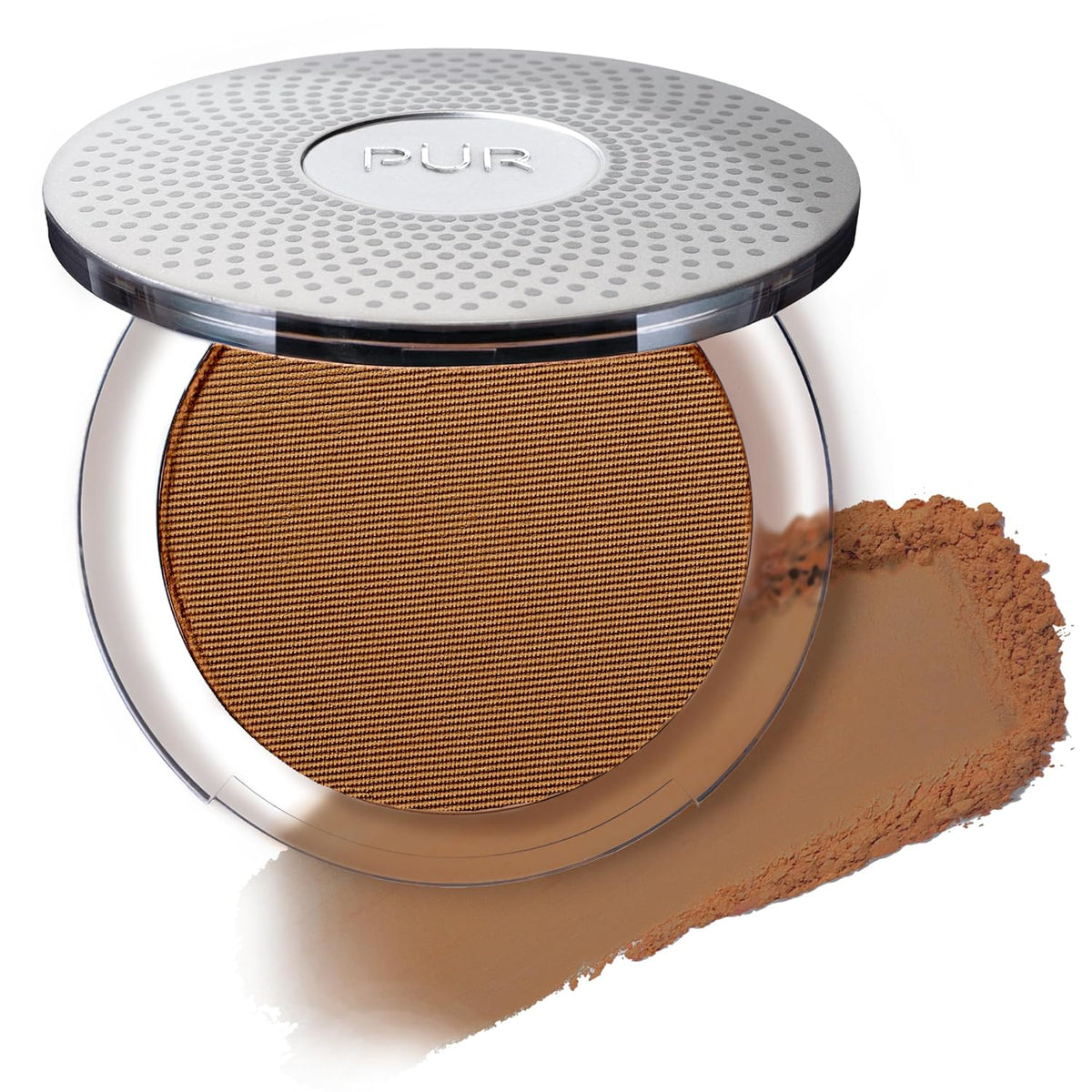 Base de maquillaje mineral prensada 4 en 1 PÜR con SPF 15