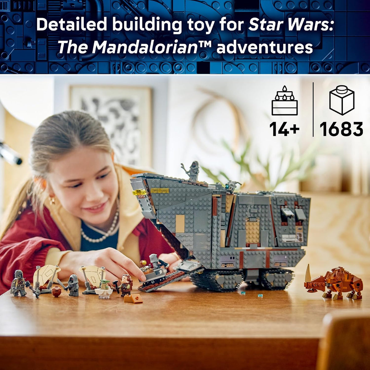 LEGO Star Wars Offworld Sandcrawler y Mudhorn 75453 | Juguete de co...