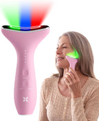 REVO Genie Masajeador facial para cara y cuello, dispositivo de bel...