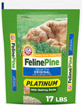 Feline Pine Platinum - Arena para gatos no aglutinante, 17 libras |...