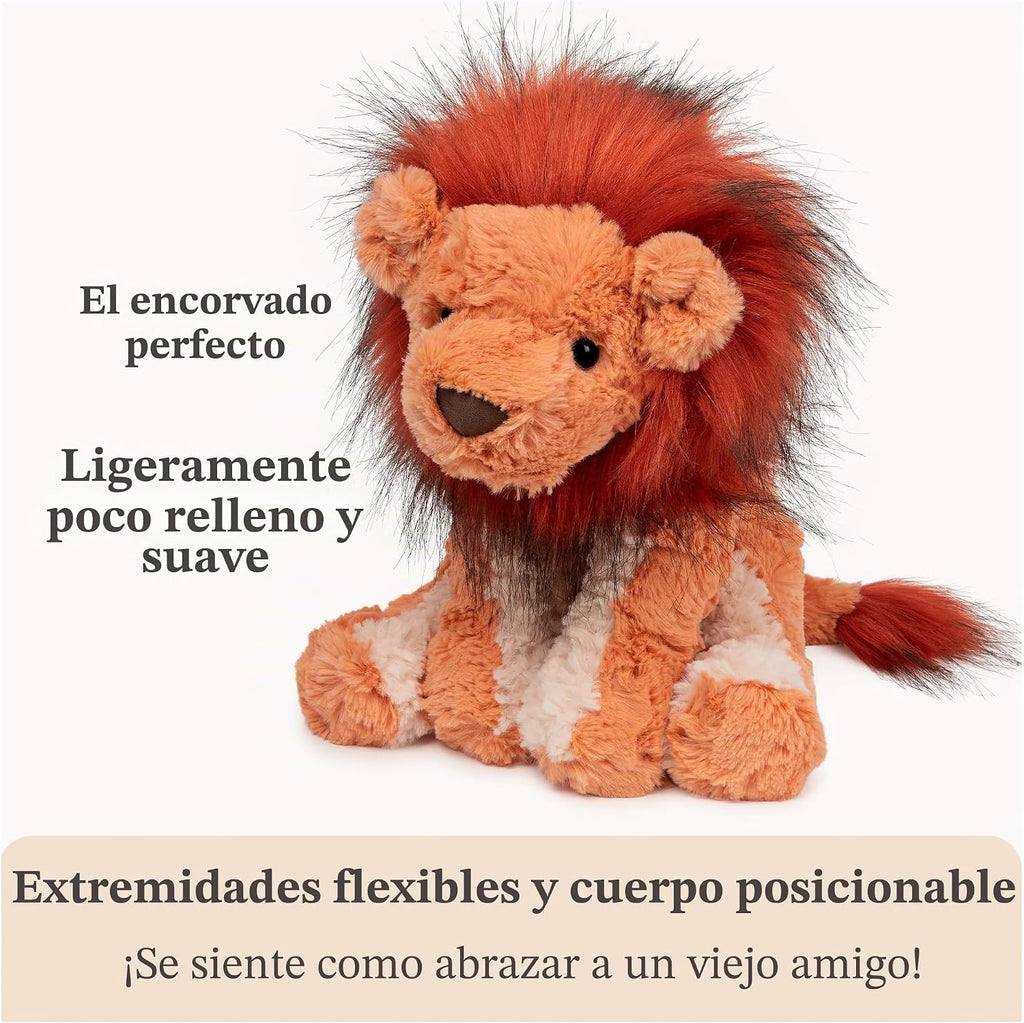 GUND Cozys Collection León juguete sensorial de peluche de 10 pulga...