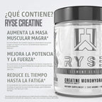 Polvo de Monohidrato de Creatina RYSE - Sin Sabor - Respalda el Cre...