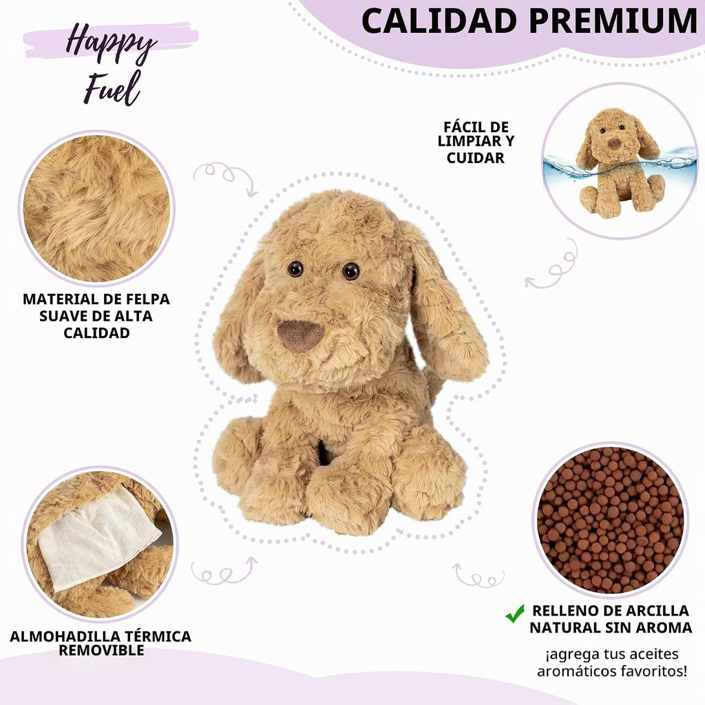 Goldendoodle - Animal de peluche para perro caniche para microondas...
