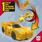 Transformers 1-Step Flip Heroes Paquete de 3, Figuras de Acción de...