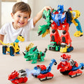 iPlay, iLearn Kids Dinosaurio Transformar Robot Juguete Magnético C...