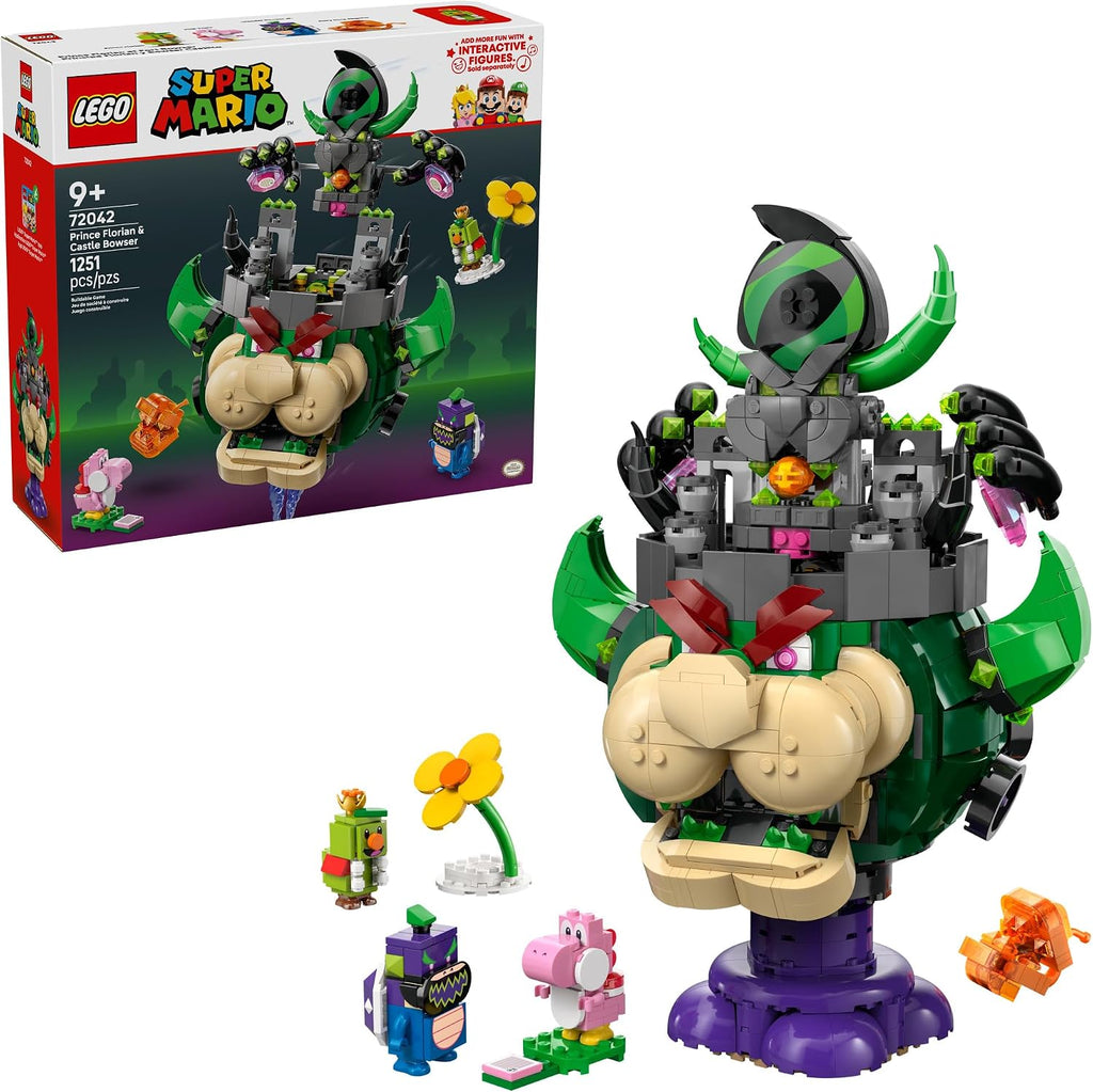 LEGO Super Mario Prince Florian &amp; Castle Bowser Juguete de cons...