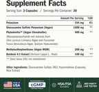 Glucosamina Condroitina MSM - Suplemento de apoyo articular para mu...