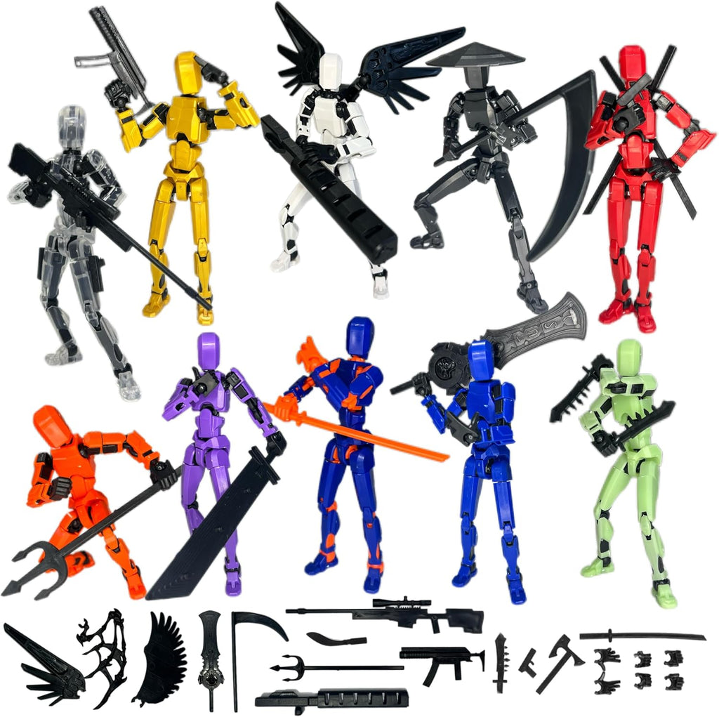 Juego de 10 figuras de acción Titan13 (ensamblaje completado), 13 f...