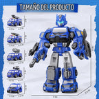 MEWOCHEE Camiones transformables magnéticos 5 en 1, juguetes robóti...