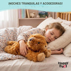 Highland Cow - Animal de peluche apto para microondas, almohadilla...
