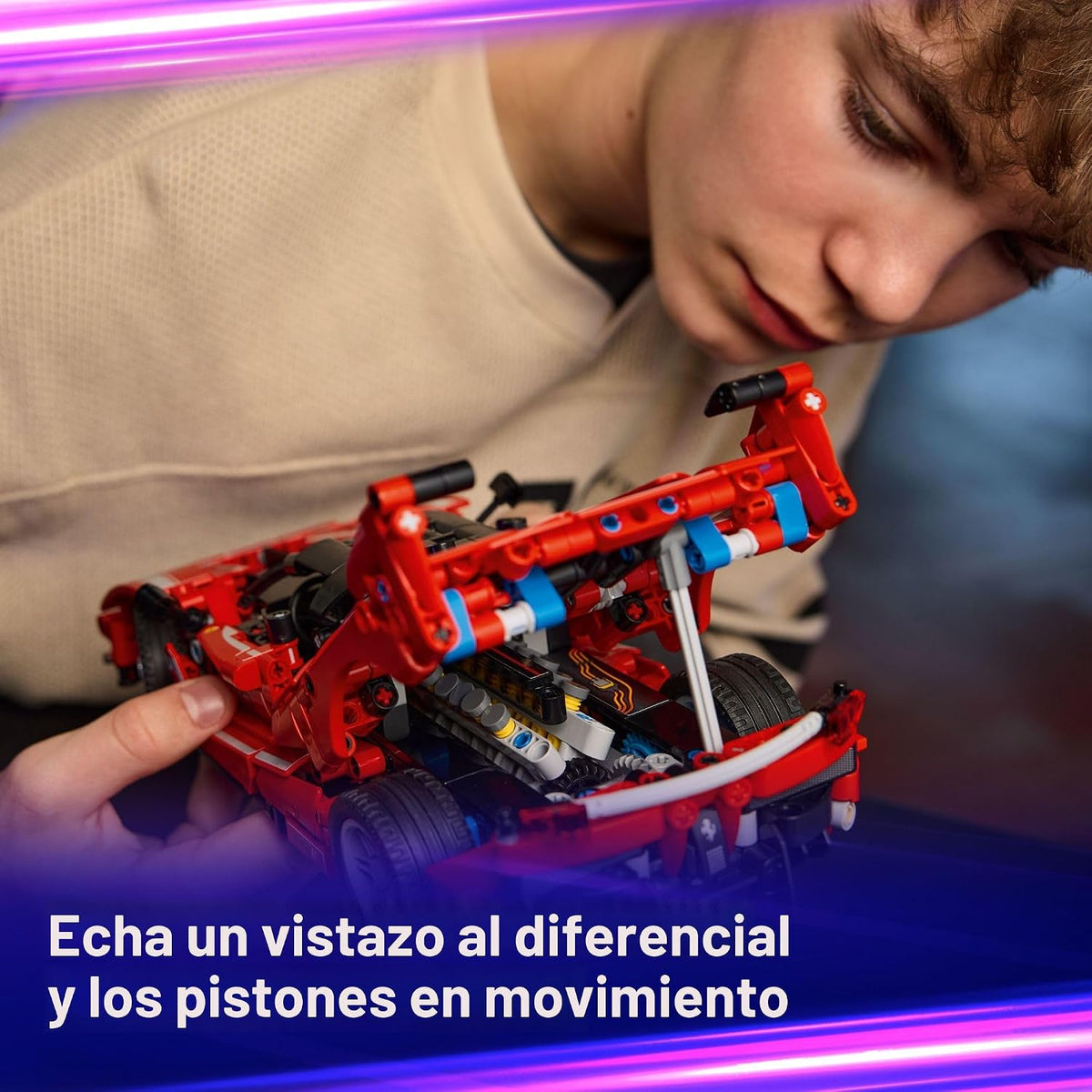 LEGO Technic Coche de juguete Ferrari FXX K - Juguete de construcci...