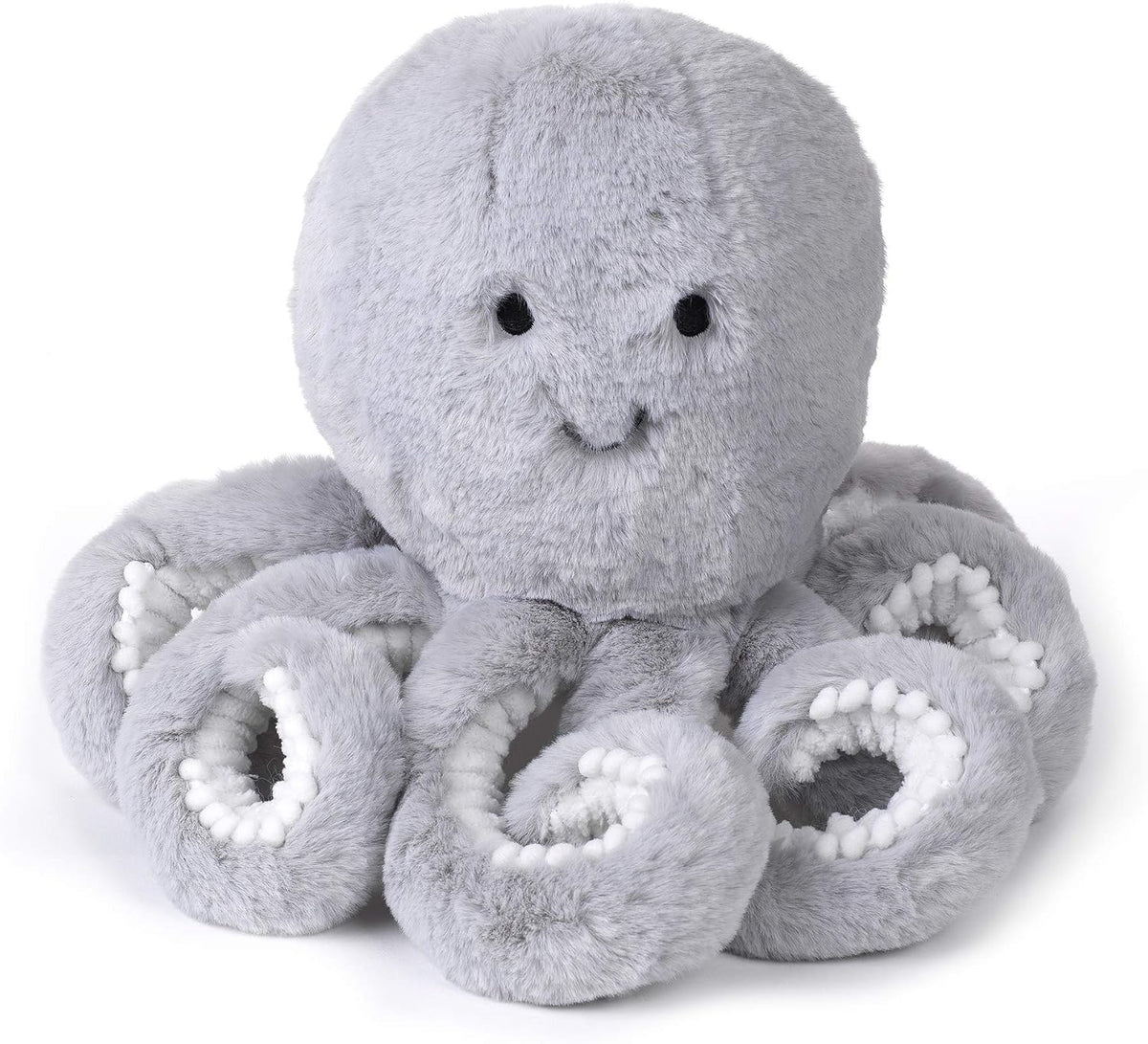 Lambs & Ivy Ocean Blue Peluche Pulpo Gris Peluche Juguete Stuffie -...