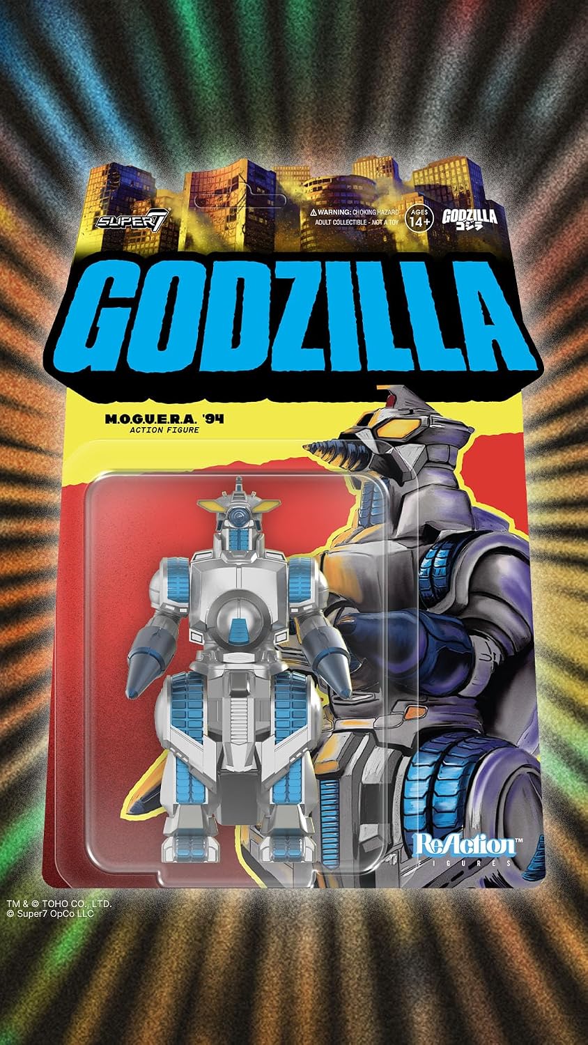 Figura de reacción Super7 Toho Godzilla M.O.G.U.E.R.A. - Figura de...