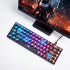 MageGee MK-Box Teclado mecánico portátil 60% para juegos, retroilum...
