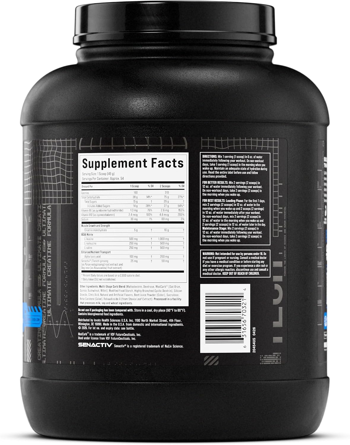 MuscleTech - Polvo de monohidrato de creatina Cell-Tech, polvo de c...