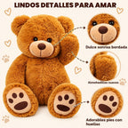 LotFancy Teddy Bear - Peluche de peluche suave de 20.0 in, color ma...
