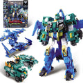 QUANTUM HEROES DINOSTER Stego Blast Wing 11.8in - Robot 3 en 1, 5+...