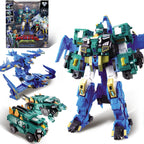 QUANTUM HEROES DINOSTER Stego Blast Wing 11.8in - Robot 3 en 1, 5+...