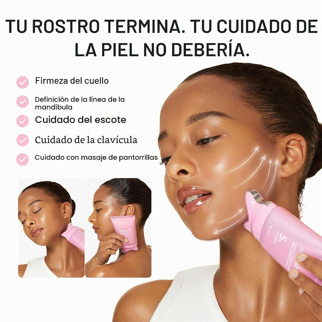 medicube PDRN Colágeno Gua Sha Crema para las arrugas del cuello |...