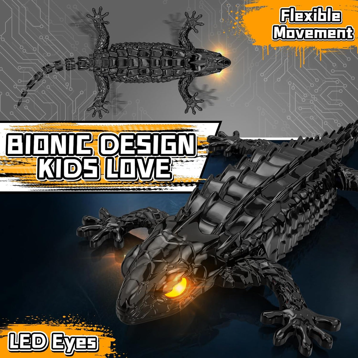 Loueouv Gecko RC trepador de paredes, robot de control remoto recar...