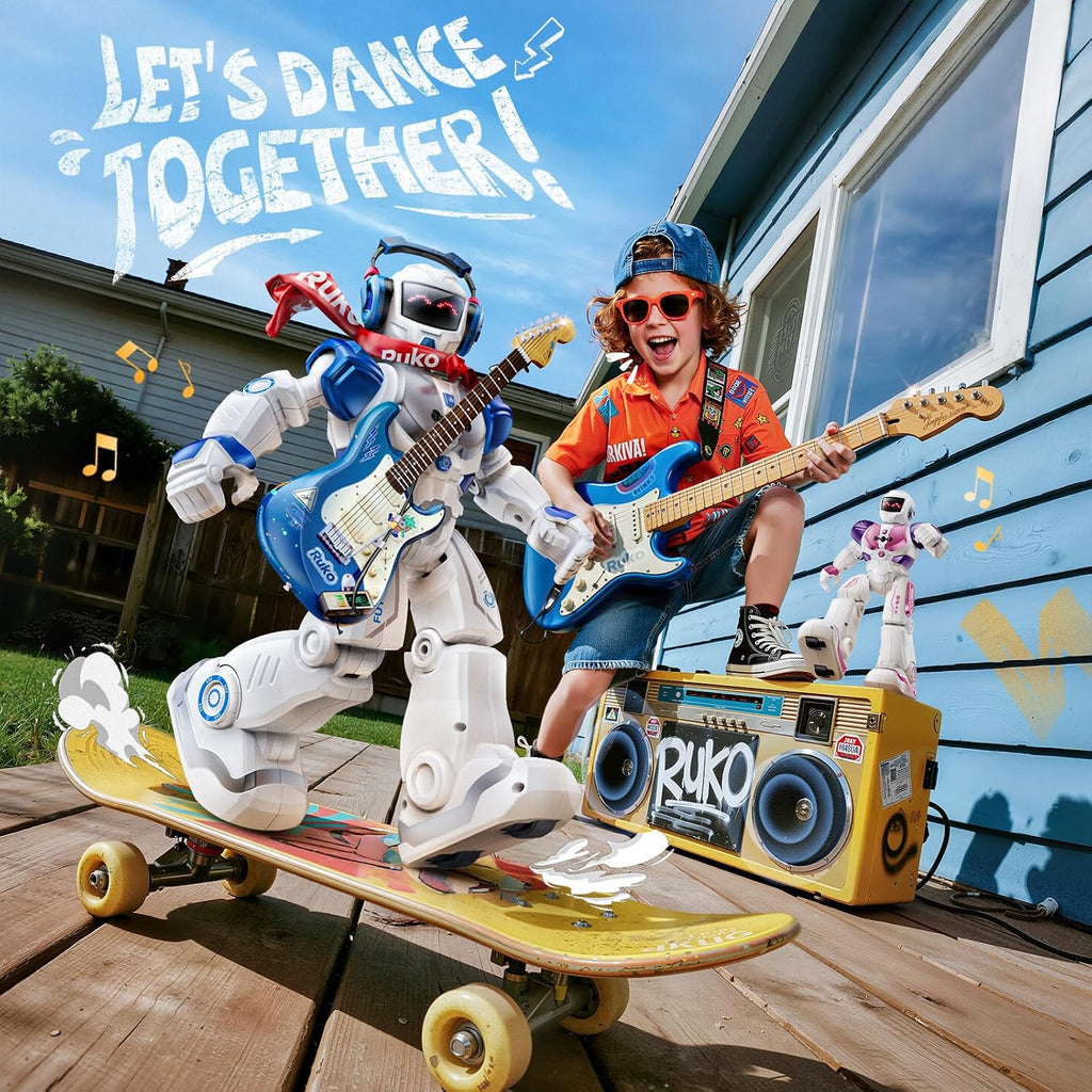 Ruko 6088 Robot programable para niños de 3 a 6 años, azul clásico...