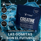 WELLNESS LABSRX Gomitas de creatina para mujeres y hombres, gomitas...