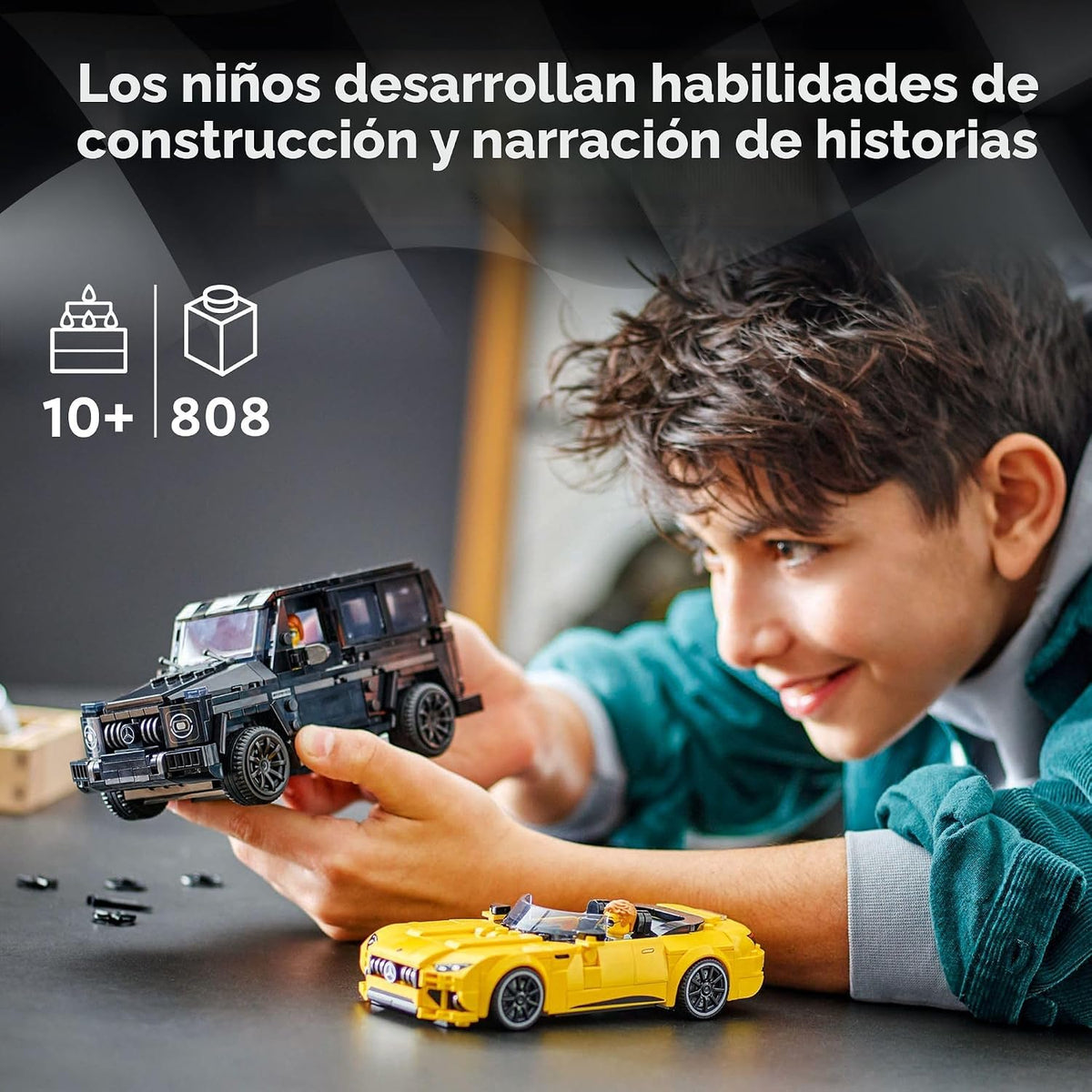 LEGO Speed Champions Mercedes-AMG G 63 &amp; SL 63 - Juguetes de co...