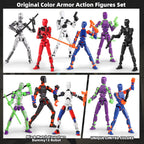 Juego de 13 figuras de acción, 6 figuras de acción T-Robot 13, Tita...