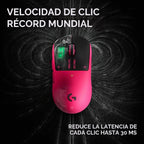 Logitech G Ratón para juegos PRO X3 SUPERSTRIKE - Magenta | LIGHTSP...