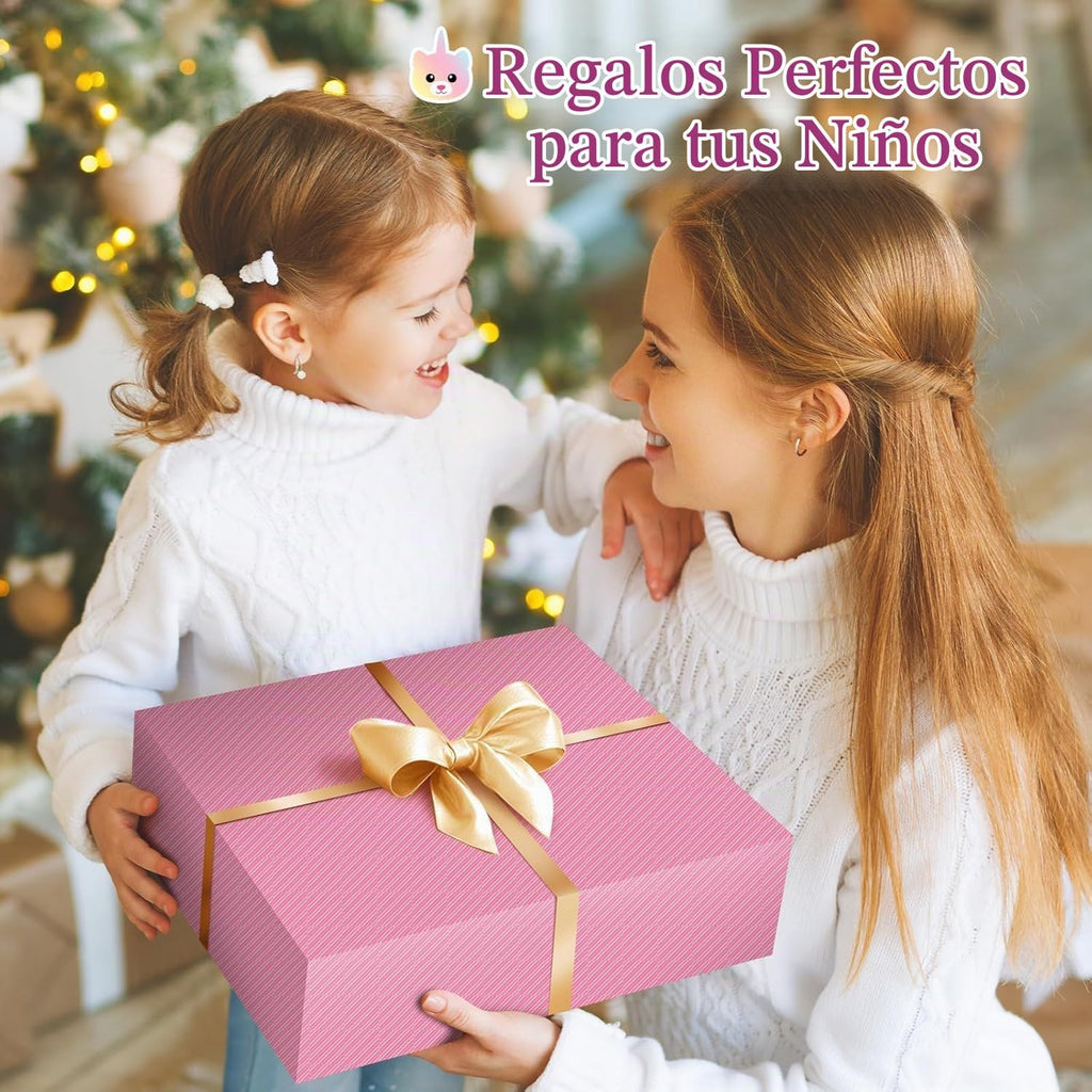KMUYSL - Juguetes de peluche para mamá con 4 bebés, animal de peluc...