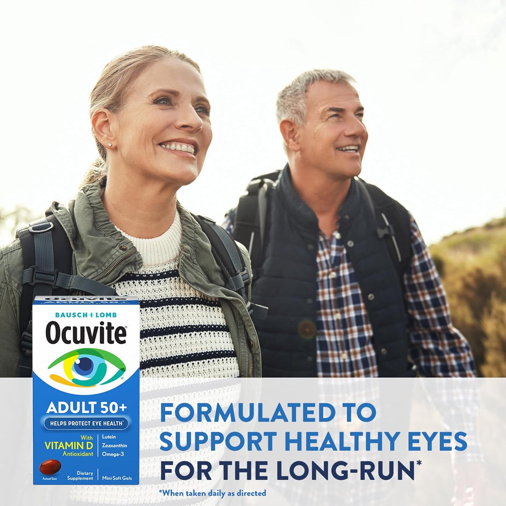 Bausch + Lomb Ocuvite Adult 50+ Suplemento de vitaminas y minerales...