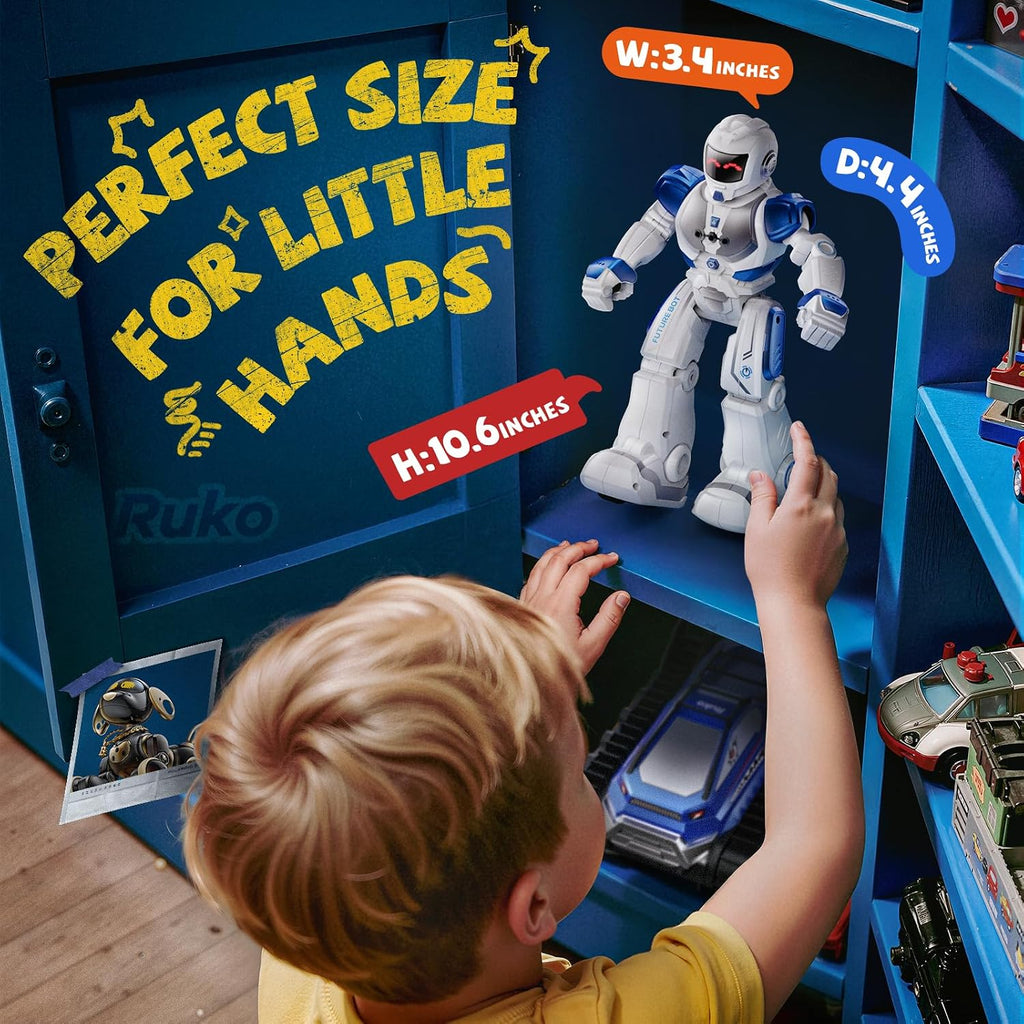 Ruko 6088 Robot programable para niños de 3 a 6 años, azul clásico...