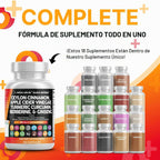 Clean Nutraceuticals Cápsulas de canela de Ceilán + berberina, cúrc...