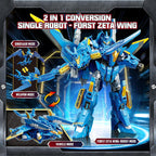 QUANTUM HEROES DINOSTER Robot Frost Zetawing 2 en 1: más de 30 | El...