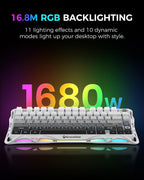 GravaStar Mercury K1 75% Teclado mecánico inalámbrico para juegos c...