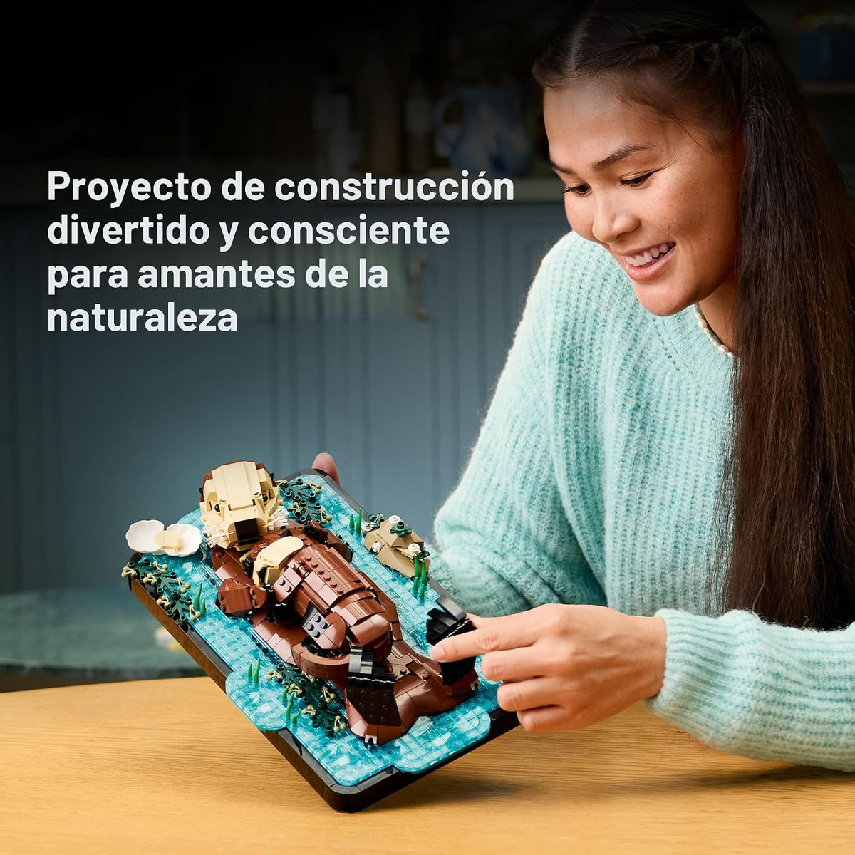 LEGO Ideas Nutrias Marinas Flotantes 21366 | Juegos de construcción...