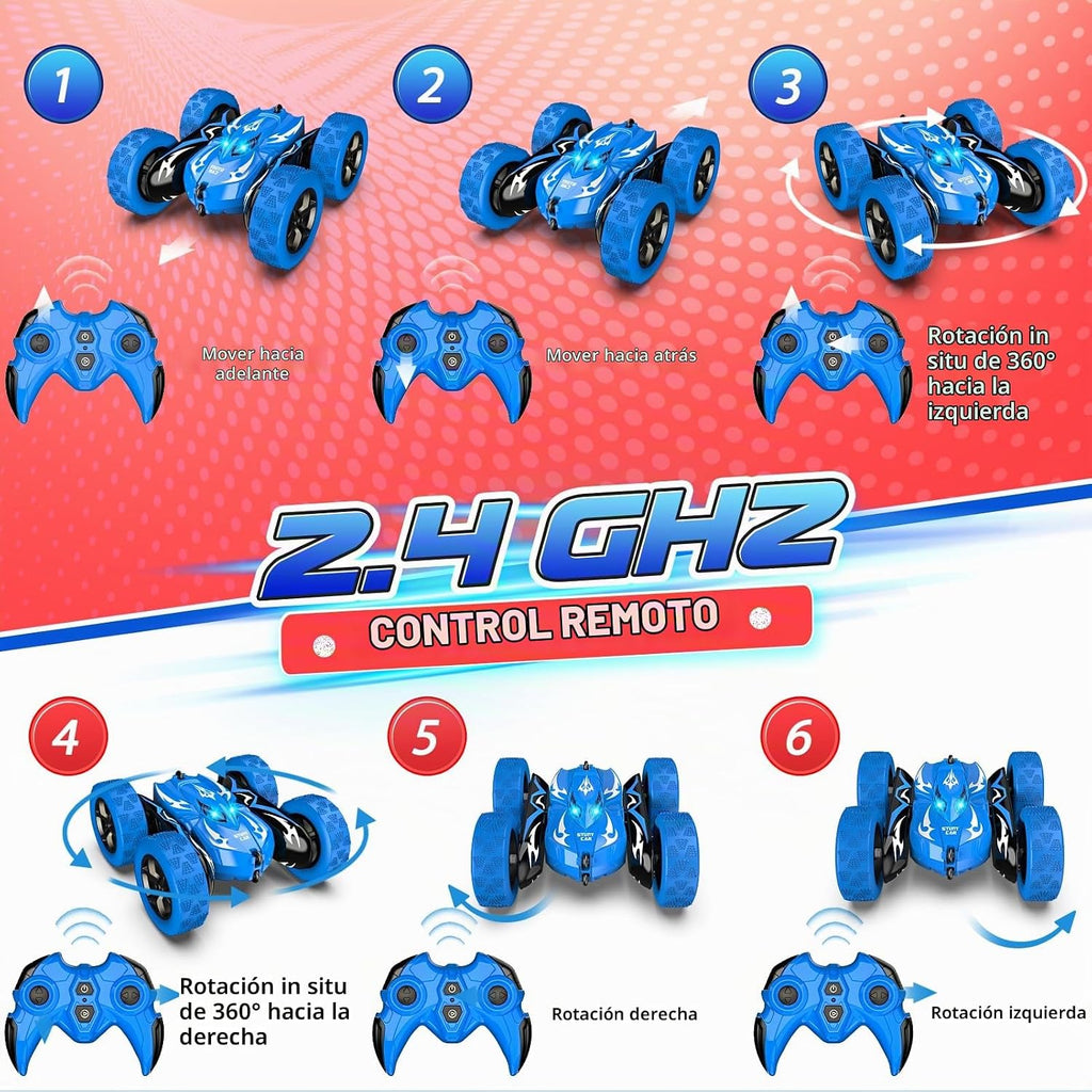 Excitobo Auto a control remoto, autos RC para niños de 4 5 6 7 8 9...