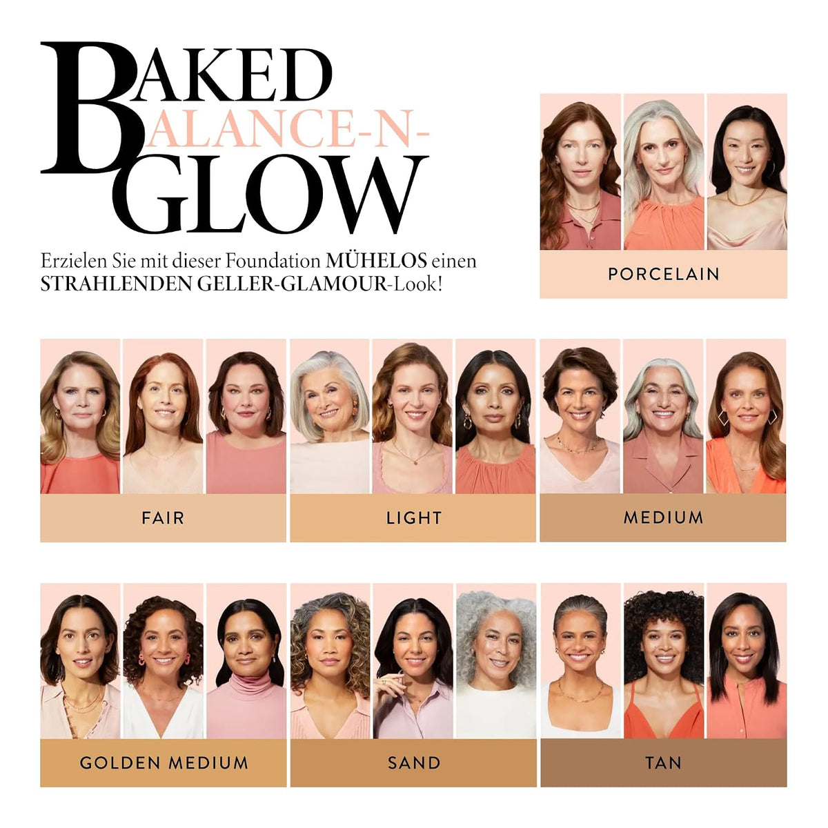 LAURA GELLER Baked Balance-N-Glow - Base de maquillaje iluminadora...